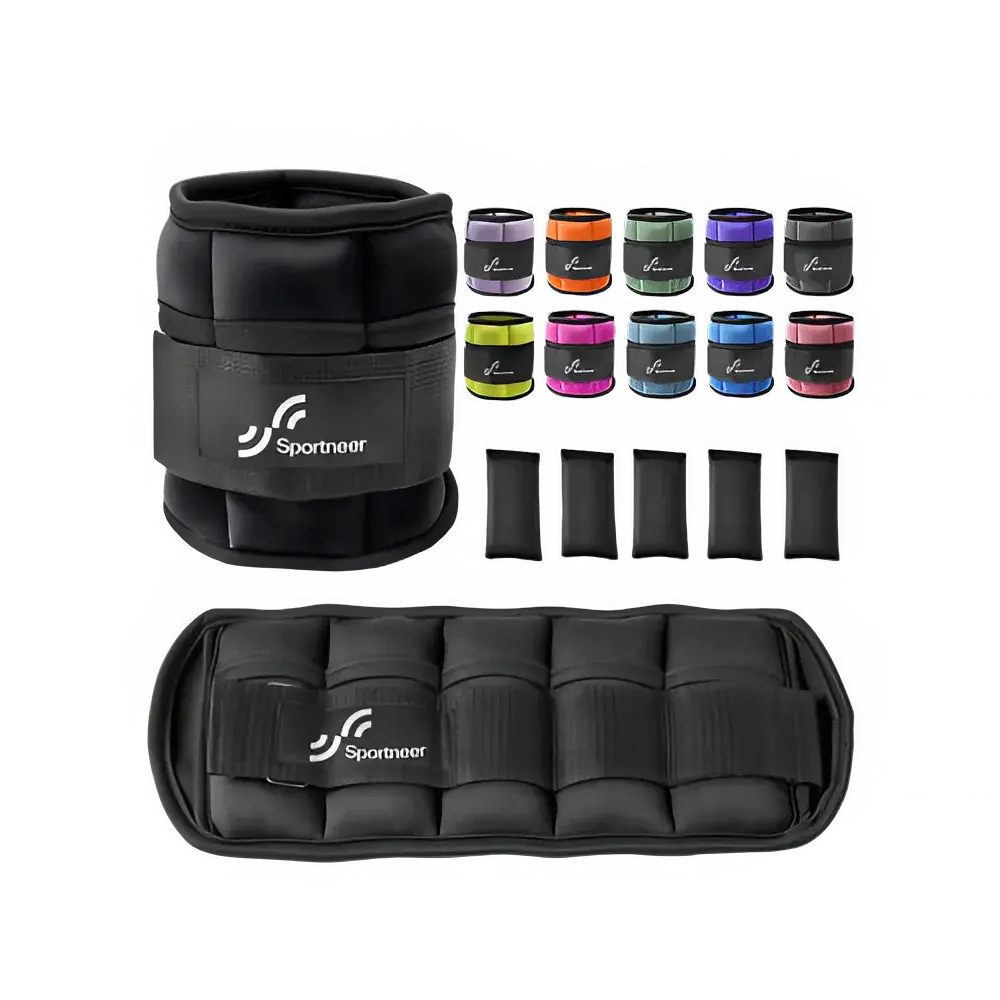 Sportneer 10lb Adjustable Ankle Weights Set