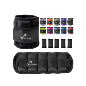 Sportneer 10lb Adjustable Ankle Weights Set