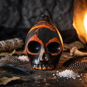 Aztec Death Whistle, 126+ Decibel Human Scream Whistle, Loud Skull Screaming Whistle for Halloween, Cosplay, Pranks, Outdoor Adventures, Festival & Funny Gifts