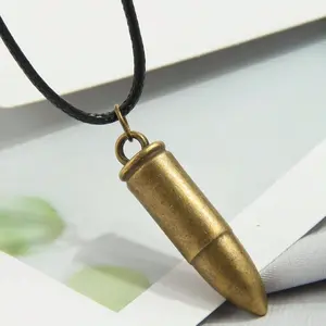 Fashion Classic Bullet Design Pendant Necklace for Men - Daily Wear, Elegant and Classic Style