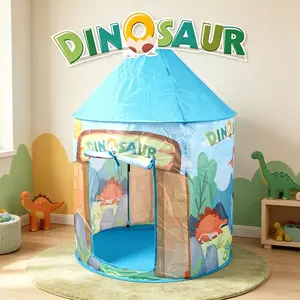 Kids Fun Yurt Play Tent, Portable Outdoor Playhouse, Beach Castle Toy for Boys & Girls, Perfect Christmas Halloween Holiday Gift