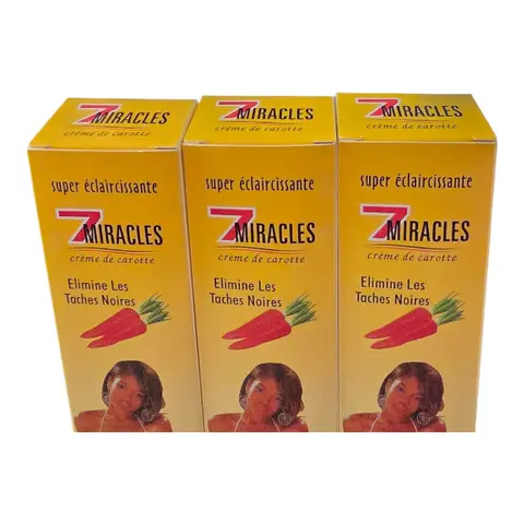 7 miracle carrot 3 pcs Facial Cleansing