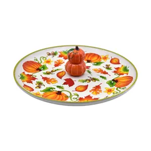 Temp-tations Seasonal 14" Shallow Bowl with Figural Icon