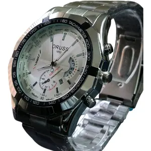 Mens Tachymeter Quarts round dial Watch Fashion mens   watches quartz watch