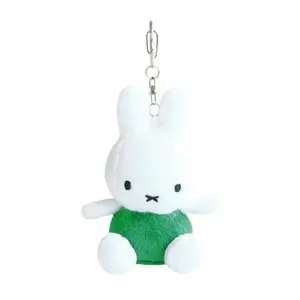 Miffy Sitting Green Backpack Keychain