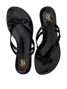 Victoria's Secret Shine Bow Jelly Sandals