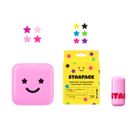 Starface Hydro-Star Favs, Bundle 1 Refill Pack, 1 Pink Compact, 1 Lip Balm