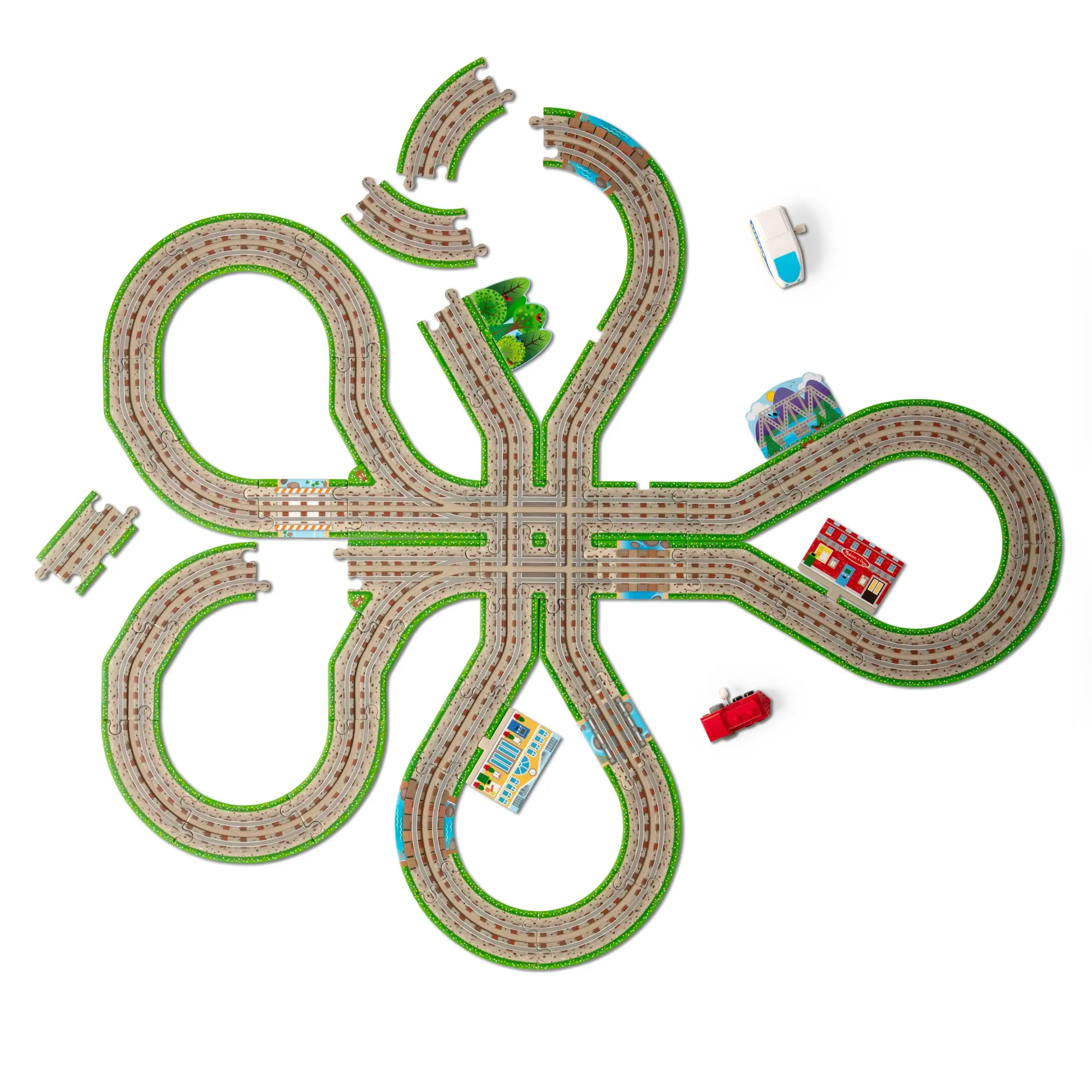 Design Your Own Railroad Floor Puzzle Design Your Own Railroad Floor Puzzle