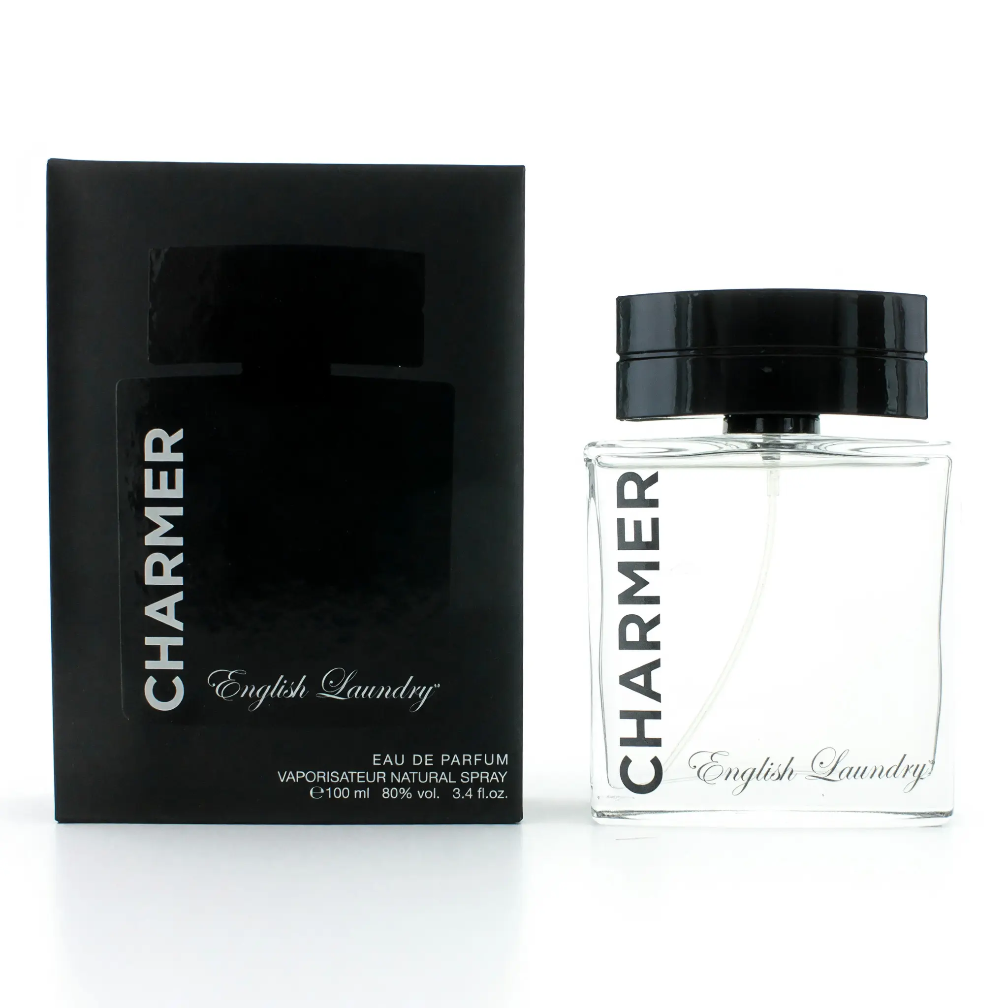 Charmer by English Laundry, 3.4 oz EDP Spray for Men, Lemony Men's Fragrance, 3 To 3.9 Fl Oz, Citrus, Spray Bottle, Citrus Herbs, Fresh, Retail Packaged Men's Fragrance