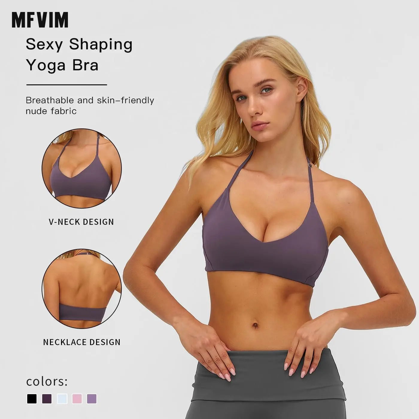 MFVIM Women's Solid Backless Sports Cami Top, Quick Drying Breathable Sports Cami Top, Ladies Sportswear Gym Clothes for Indoor Outdoor Wear, Breathable Workout Tops,back to school,back to school haul