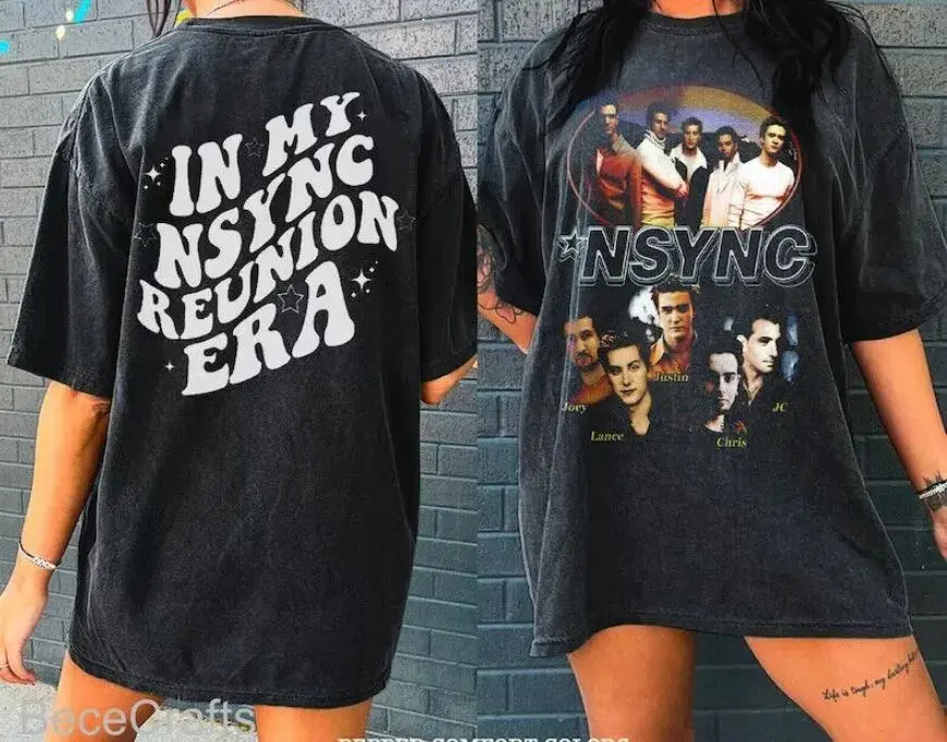 Vintage NSYNC Tour T-Shirt, Nsync Sweatshirt, Nsync Album Hoodie, Gift for Fan
