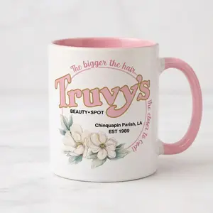 11oz 15oz Funny Retro Quote Ceramic Mug Nostalgic 80s Hair Graphic Print Mothers Day Gift for Mom and Grandma