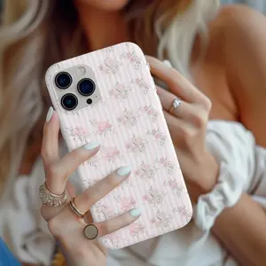 Blushing Floral Phone Case, Trending Custom Flower Phone Case, Love Shack Fancy, IPhone 16 15 14 13 12 11, Samsung Galaxy 25 24 23 22 21 20 3
