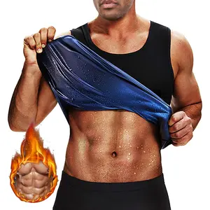 Sauna Sweat Vest Workout Tank Tops Waist Trainer for Men Compression Workout Enhancing Vest