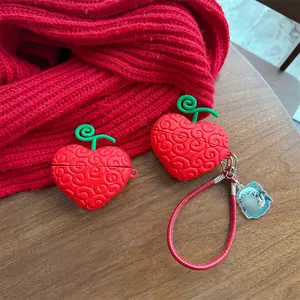 1 piece of surgical fruit-shaped earphone case, cute wireless Bluetooth earphone case, shockproof, durable, and stylish accessory, suitable for AirPods Pro 3/4/Pro/Pro 2