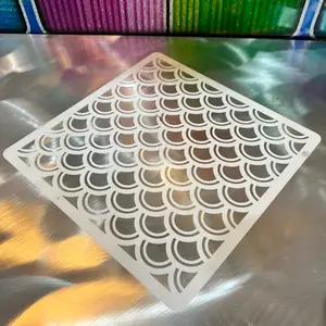 Fish scale stencil Size 2