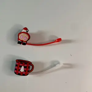 Christmas Straw Toppers 2 packs