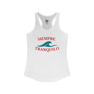 Siempre Tranquilo | Women's Racerback Tank | Riding The Wave