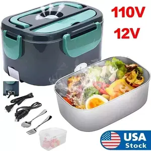 Cordless Electric Lunch Box for Adults Rechargeable Heated Lunch Box Food Warmer