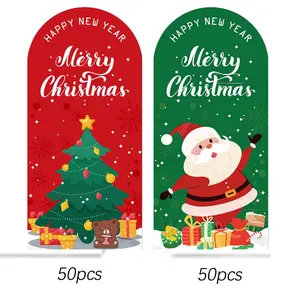 100 Christmas Stickers Set Waterproof Cute Santa Claus & Tree Designs Perfect for Gift Wrapping Envelope Sealing Scrapbook Decoration Party Decor