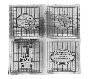 Wendell August NFL Gameday Quad Serving Tray