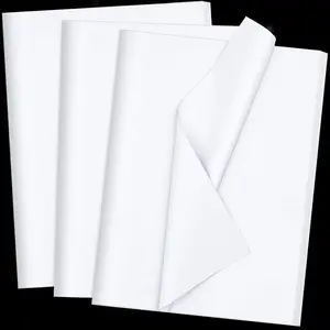 100 Sheets White Tissue Paper 20x14 Inches Tissue Paper for Gift Bags Wrapping Tissue Paper Bulk for DIY Crafts Birthday Baby Shower Festival Holidays Decorative