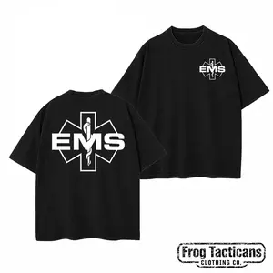 EMS Emergency Medical Services T Shirt Star Of Life Retro Tactical Paramedic Graphic Tee Gift