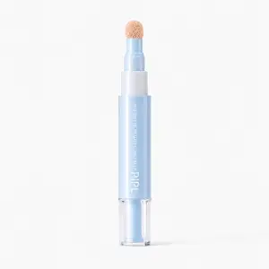 Concealer Stick, buildable liquid concealer with sponge applicator, covers dark circles, redness, and colorful tattoos, oil-controlling matte finish