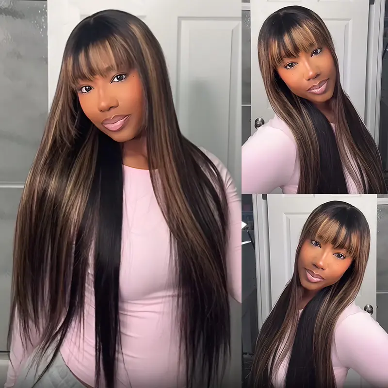 SPOU 99j Burgundy 13x4 Straight HD Lace Human Hair Glueless  display picture 2