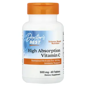 Doctor's Best High Absorption Vitamin C, 60 Tablets