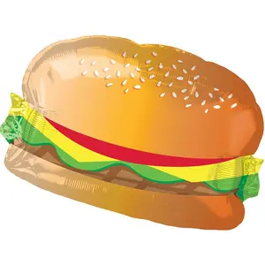 Hamburger with Bun Jumbo Balloon 26"
