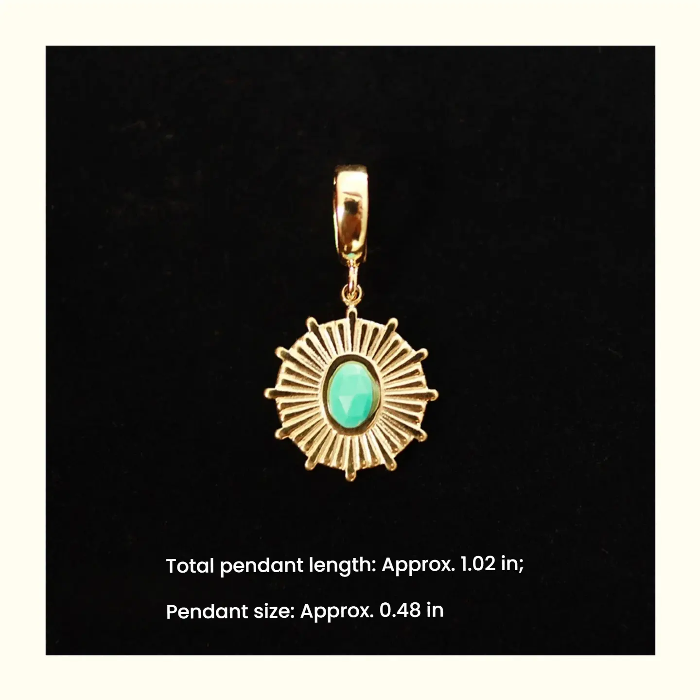 Turquoise Inlay Pendant