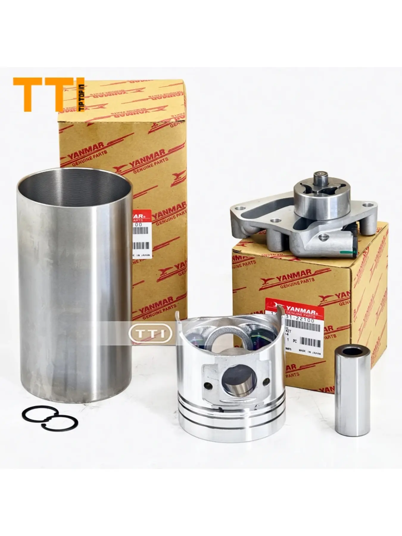 Engine Piston Kit DX60 Doosan DH60 Excavator Yanmar Engine 4TNV94 Overhaul Rebuild Kit Cylinder Liner