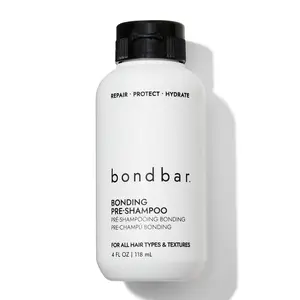 Bondbar PreShampoo Repair Treatment for Damaged Hair, Reduces Breakage & Frizz, Moisturizes & Adds Shine, Strengthens All Hair Types & Textures, Vegan, CrueltyFree, 4 Fl. Oz.
