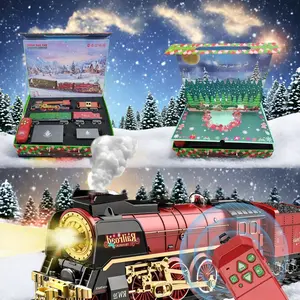 Christmas Train The Best Gift for Christmas Lights & Sound Decoration Festive Holiday Decor Stocking Stuffers Kids Christmas Gifts Toddler Boy & Girl Toys Cool Juguetes Para Ninos Y Ninas