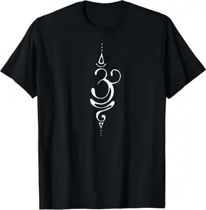 100% Cotton Breathe Symbol Meditation Yoga T-Shirt