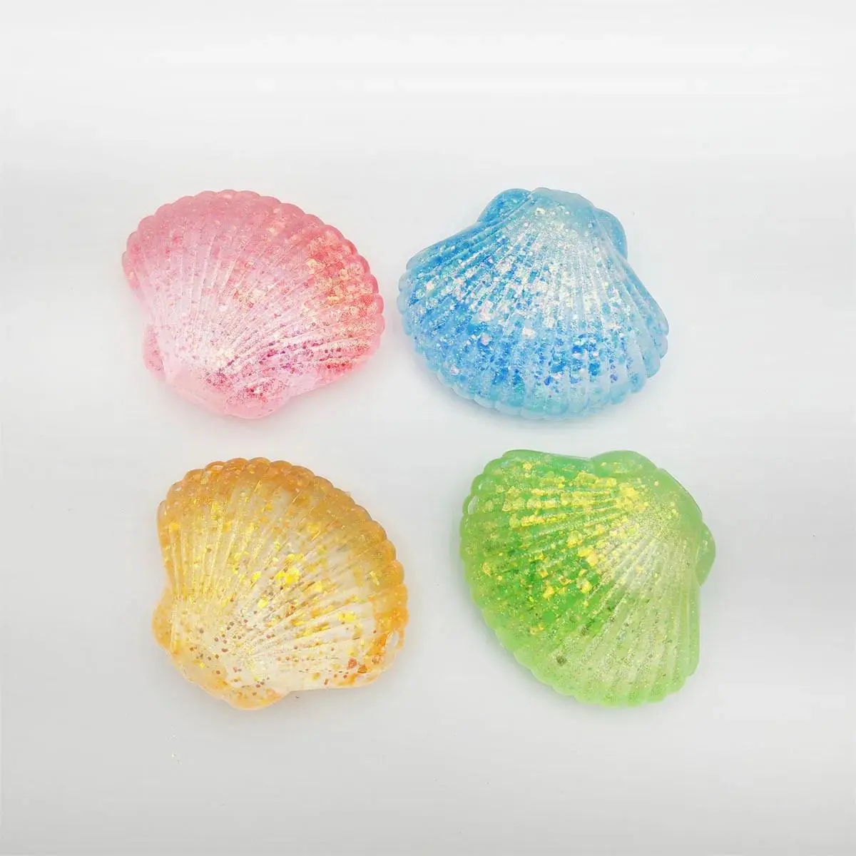 Kawaii Cartoon Marine Animal Squishy Toy - 1 Pcs Random Color, Starfish, Shells, Mallard, Crab, Maltose Balls, Soft Sticky Kids Gift, Animals & Nature DIY Felt Crafts Supply