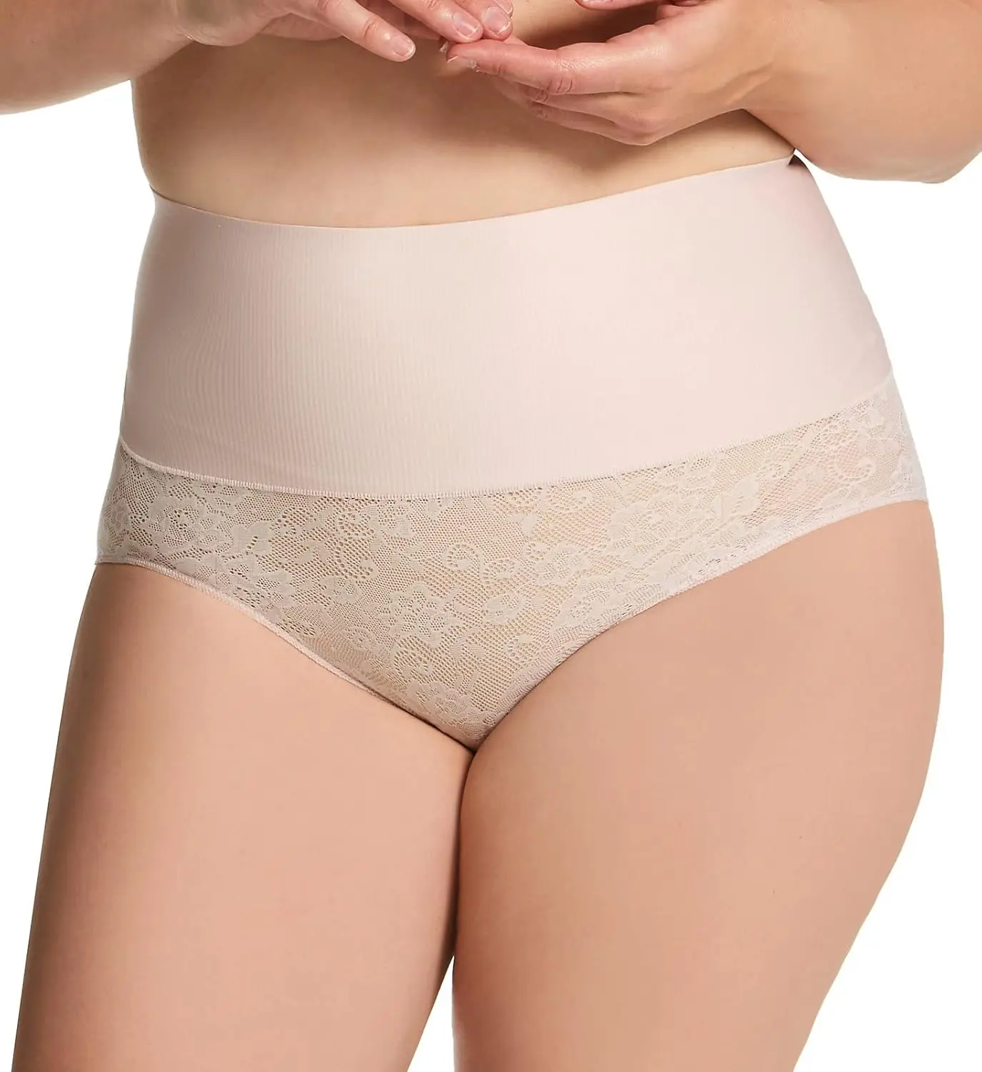 Maidenform womens Shapewear Underwear, Tummy Control Shapewear for Women, Panties - Lace Options, Fajas (Plus Size, Too)