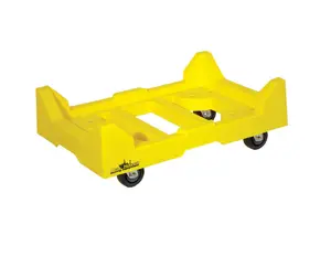 UBMOVE Handheld Attached Lid Tote Dolly – 27" x 17" For Container Totes