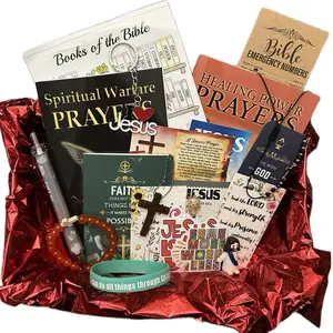 Prayer Package - Salvation Starter Kit with "Healing Power Prayers" & "Spiritual Warfare Prayers" - Includes Prayer Pal, Notebook, Pen, and More