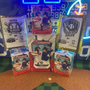 MLB PYT Break #75 Baseball Mixer 1X 2026 Bowman Hobby 3X Bowman Blaster 1X Gold Glove card 1X Silver Slugger Collectible Fun Unique Piece  4 Hitz guaranteed