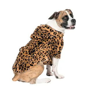 Cheetah Spots Pet Pjs Chenille Hoodie