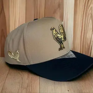 Unisex Rooster Snapback Cap for Men and Women - Mexico Style Black Hat