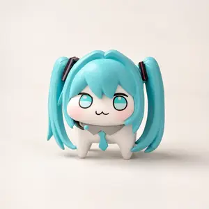 Q Version Anime PVC Figure, Kawaii Cartoon Model Figure, Cute Desktop Decoration Collectible, Mini Anime Display Figurine, Aesthetic Desk Room Decor Gift