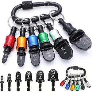 13 count Swaging Tool HVAC Repairing Set with Bit Holder, Air Conditioner Copper Tube Expander Swage Tool Drill Bit (1/4" to 7/8") Soft Copper Pipe Swager - Flaring Swedge Kit for AC Repair & Install