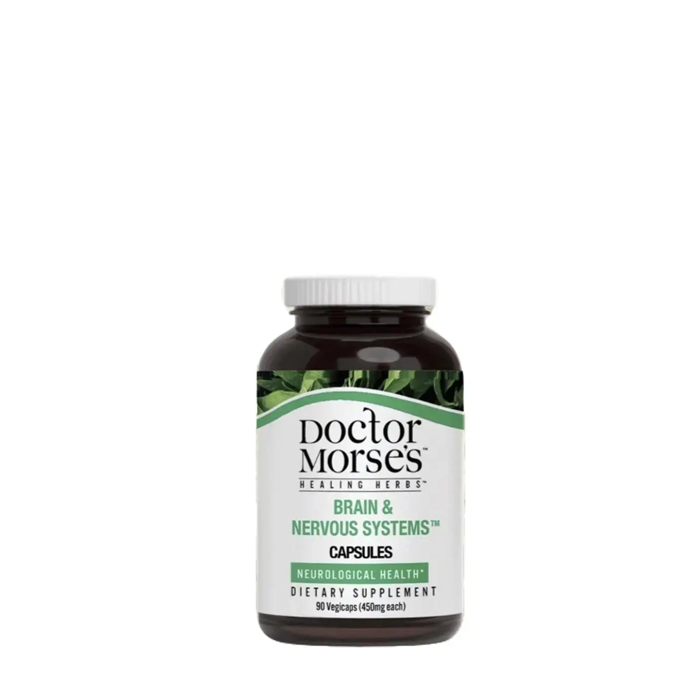 Doctor Morses Brain & Nervous Systems Capsules - Brain Boost Herbal Dietary Supplement, Neuro Support with Gotu Kola, Ginkgo Leaf for Neurological Health