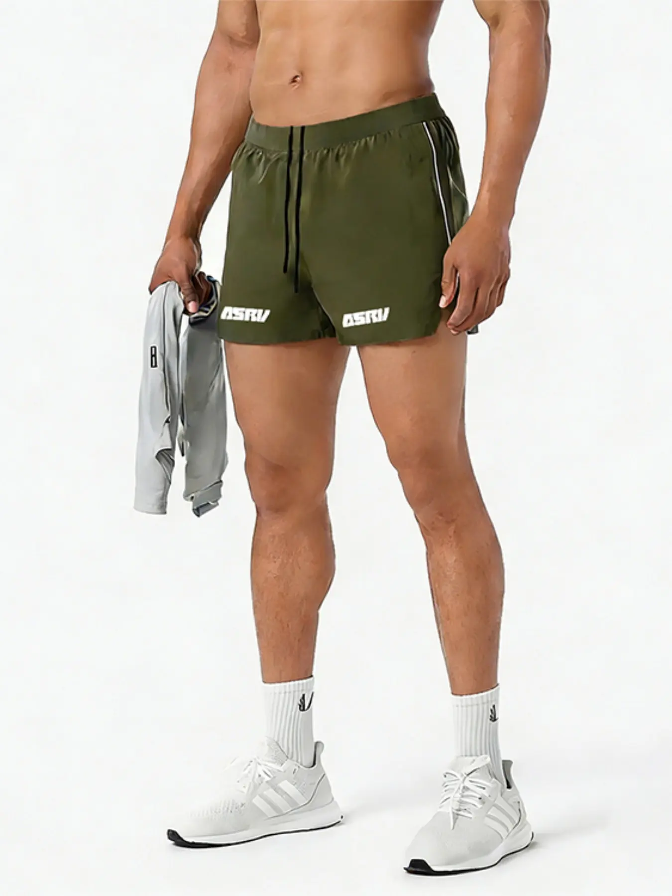 ASRV Men's 2026 Summer Outdoor Active Athletic Shorts, American Style Youth Straight-Leg Quick-Dry Shorts for Squatting & Running, Workout Shorts, Fitness Shorts, Lightweight Athletic Shorts