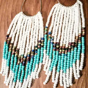 Imagination Emi Native American Fringe Earrings - Traditional Style