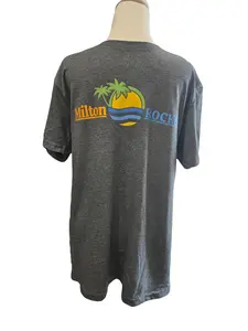 Milton Rocks T-shirt with tropical design Unisex