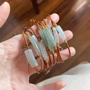 Wushi Brands Women'S Rope Bracelet with Adjustable Pull-Out Feature - Authentic Leather Rope, Vintage Ethnic Style Jewelry Gift for Everyday Use - (Unplated)
